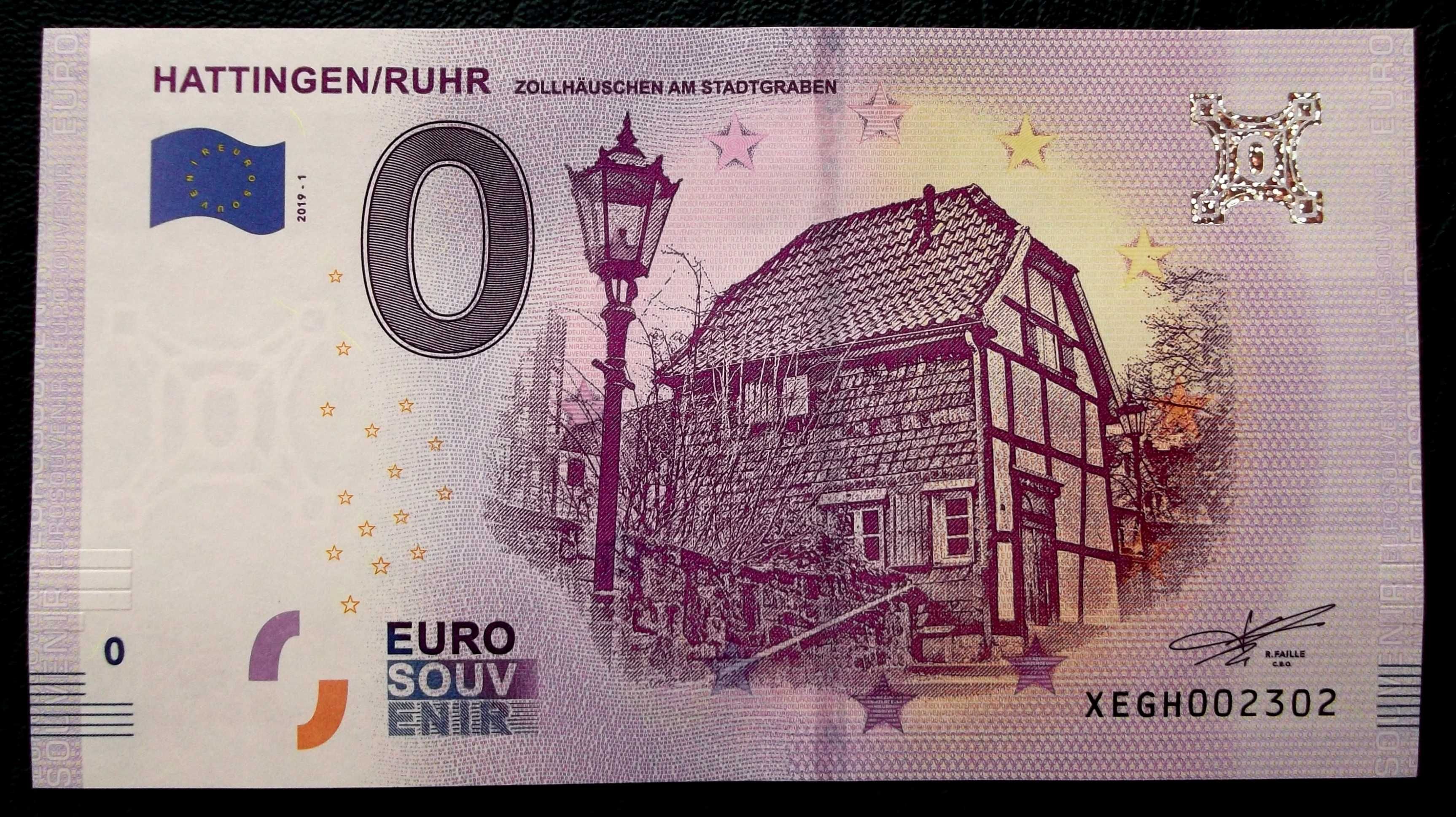 Bancnote 0 Euro Suvenir 2019 2022 UNC