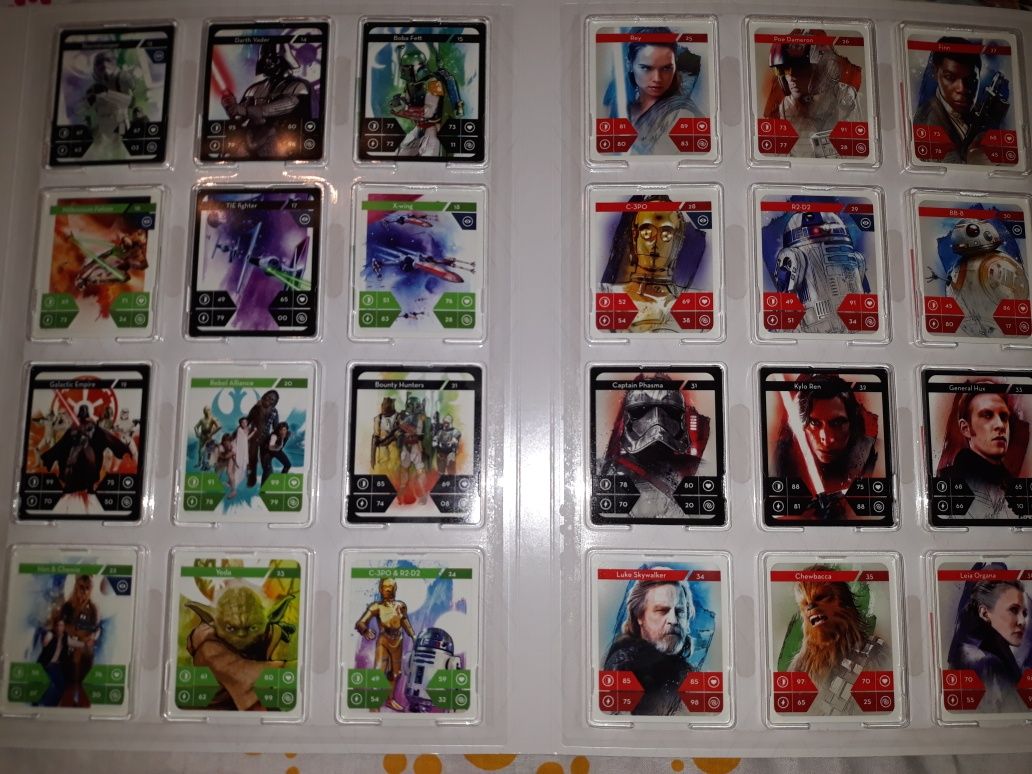 Set complet Album cartonase Star Wars Kaufland 2019-2020