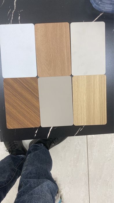 Бамбук панели и гибкий мрамор