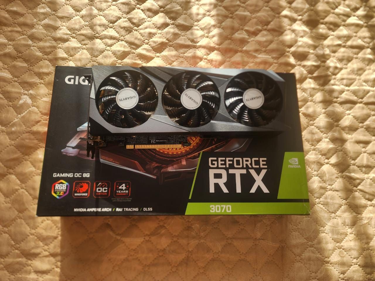 Продам видеокарту geforce rtx 3070 gygabyte