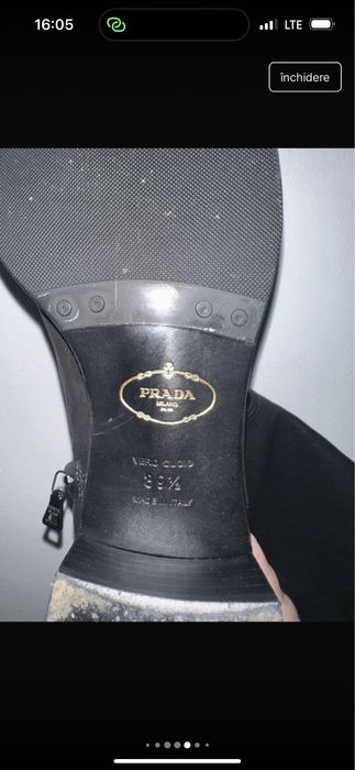 Cizme lungi de  dama Prada