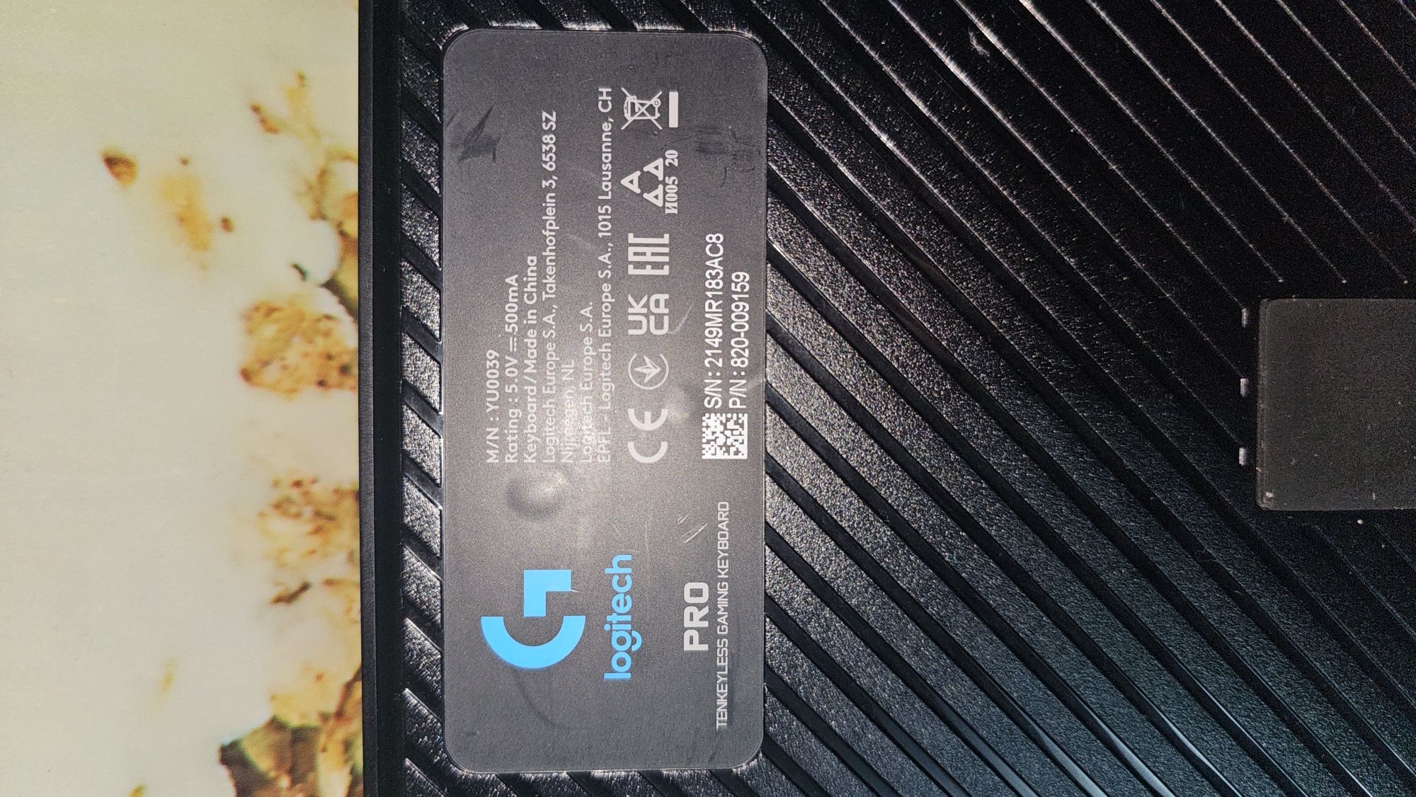 Logitech G Pro TKL (blue switches)