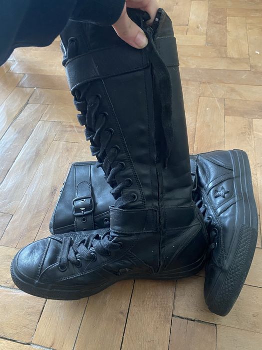 Converse piele naturala