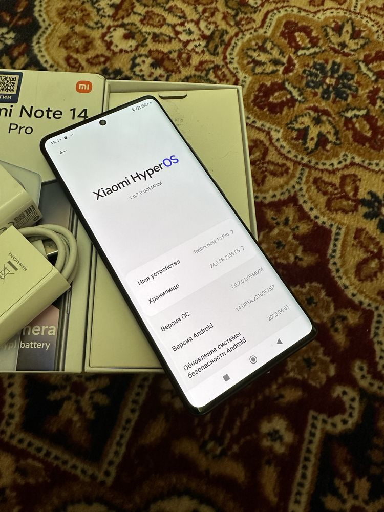 Redmi Note 14 Pro 8/256гб Йенгиде 2 ойлик!