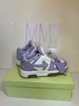 Adidasi Off-White Out Of Office Lace-Up Sneakers white and purpel