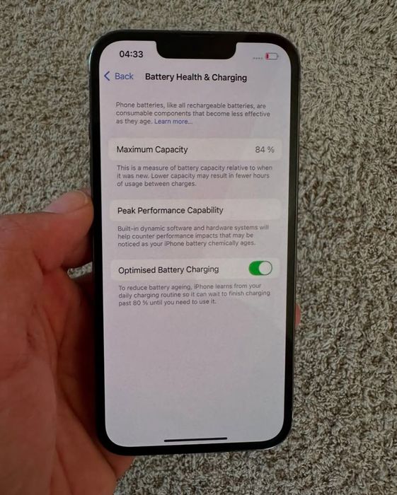 iphone 13 pro  blue 128 gb /84%