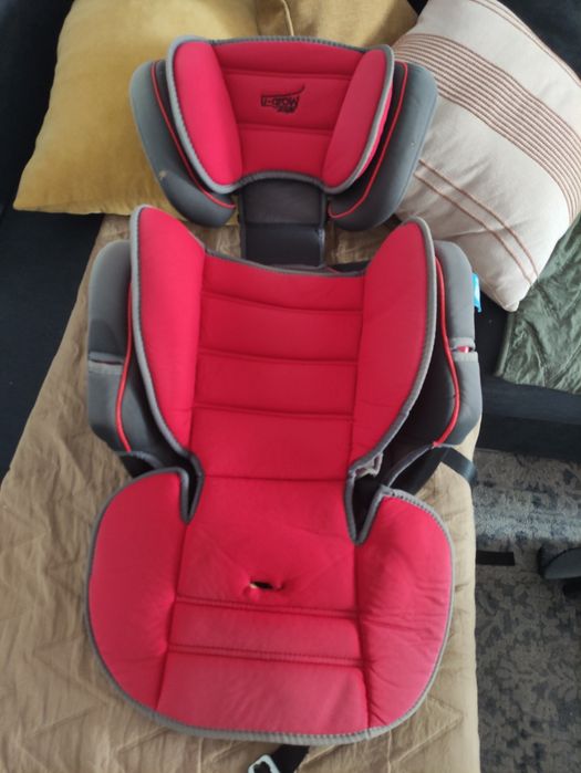 Scaun auto ajustabil U-Grow BXS-208GR, 9-36 Kg, Negru/Rosu