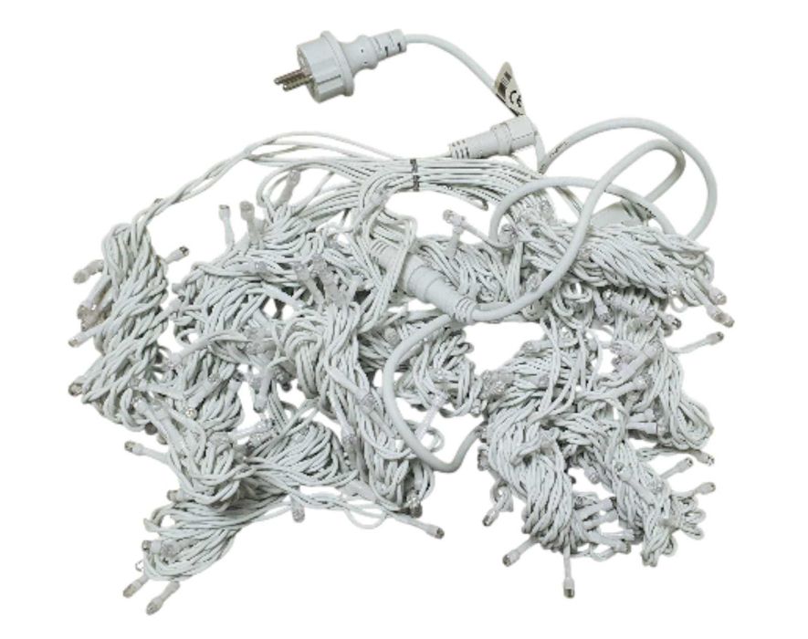 Instalatie Craciun tip perdea ploaie exterior 3x3m fir gros LED mare