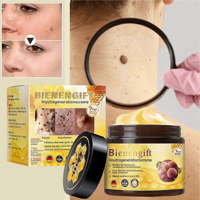 Възстановяващ крем с пчелна отрова против стареене и много други ползи