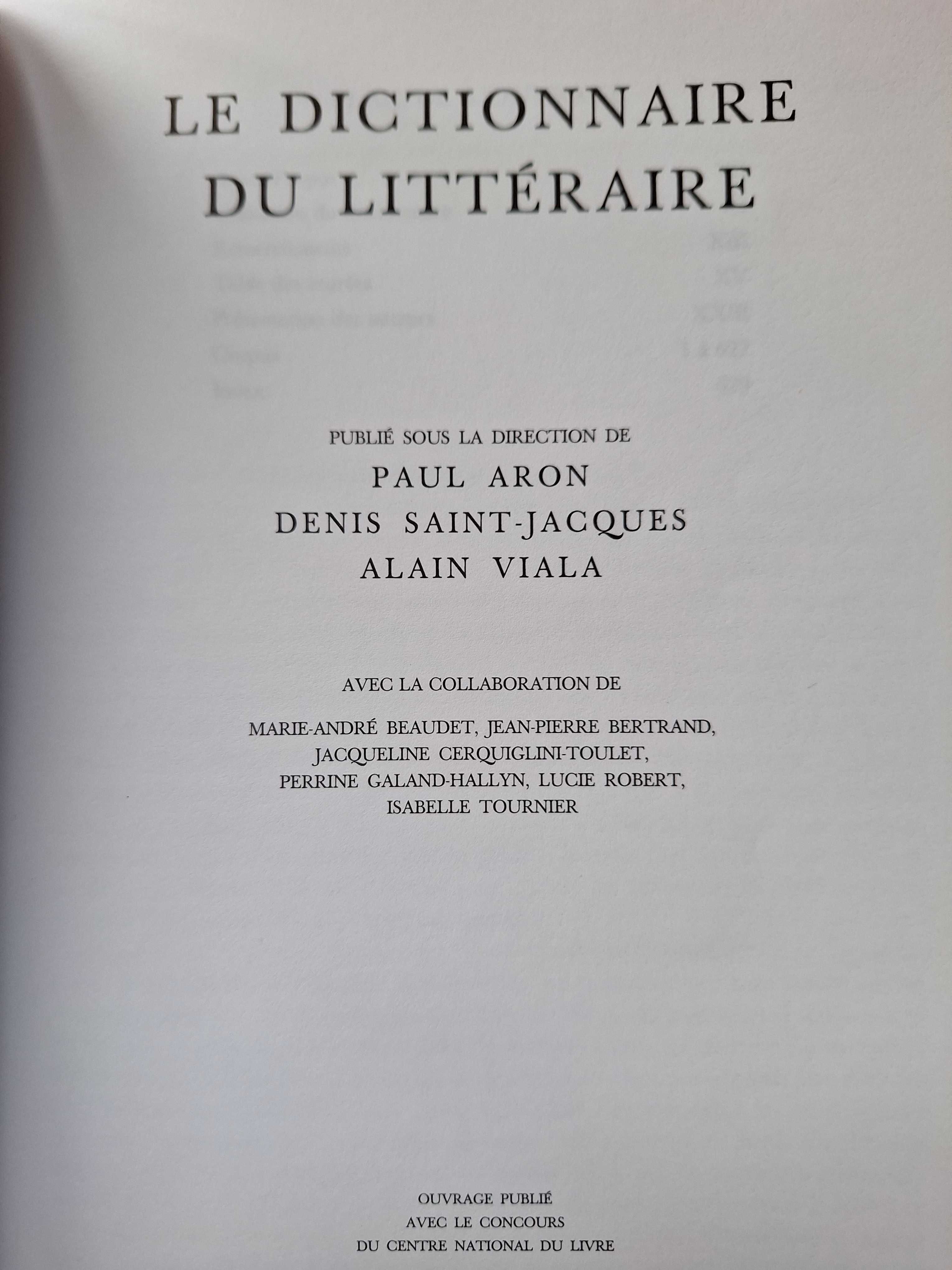 Le dictionnaire du Litteraire нов