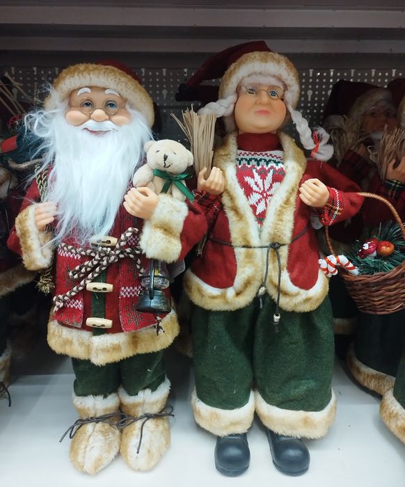 Баба Коледа и Дядо Коледа /  50см.   100лв Двете заедно