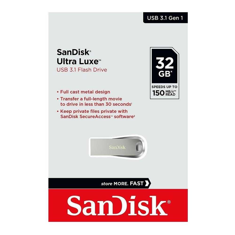 Флэш-накопитель SanDisk Ultra Luxe, 32 Гб