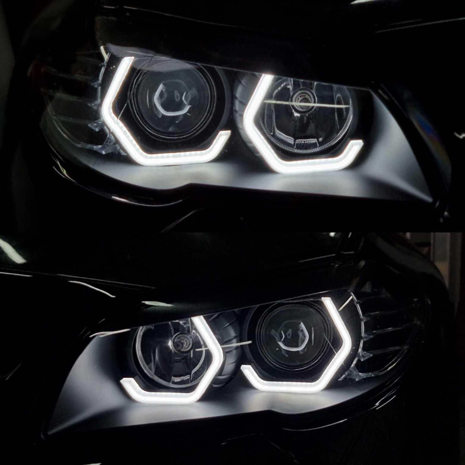 Angel eyes LED M4 Iconic pentru BMW E90/E91/E92