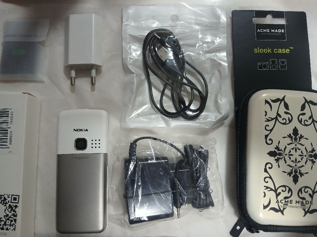 Assalom alekum telefon sotiladi Original Nokia 6300 White Oq rang