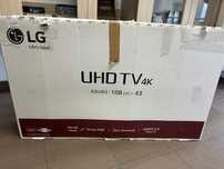 Televizor LED Smart LG, 108 cm, 43UJ634V, 4K Ultra HD, Clasa A -D-