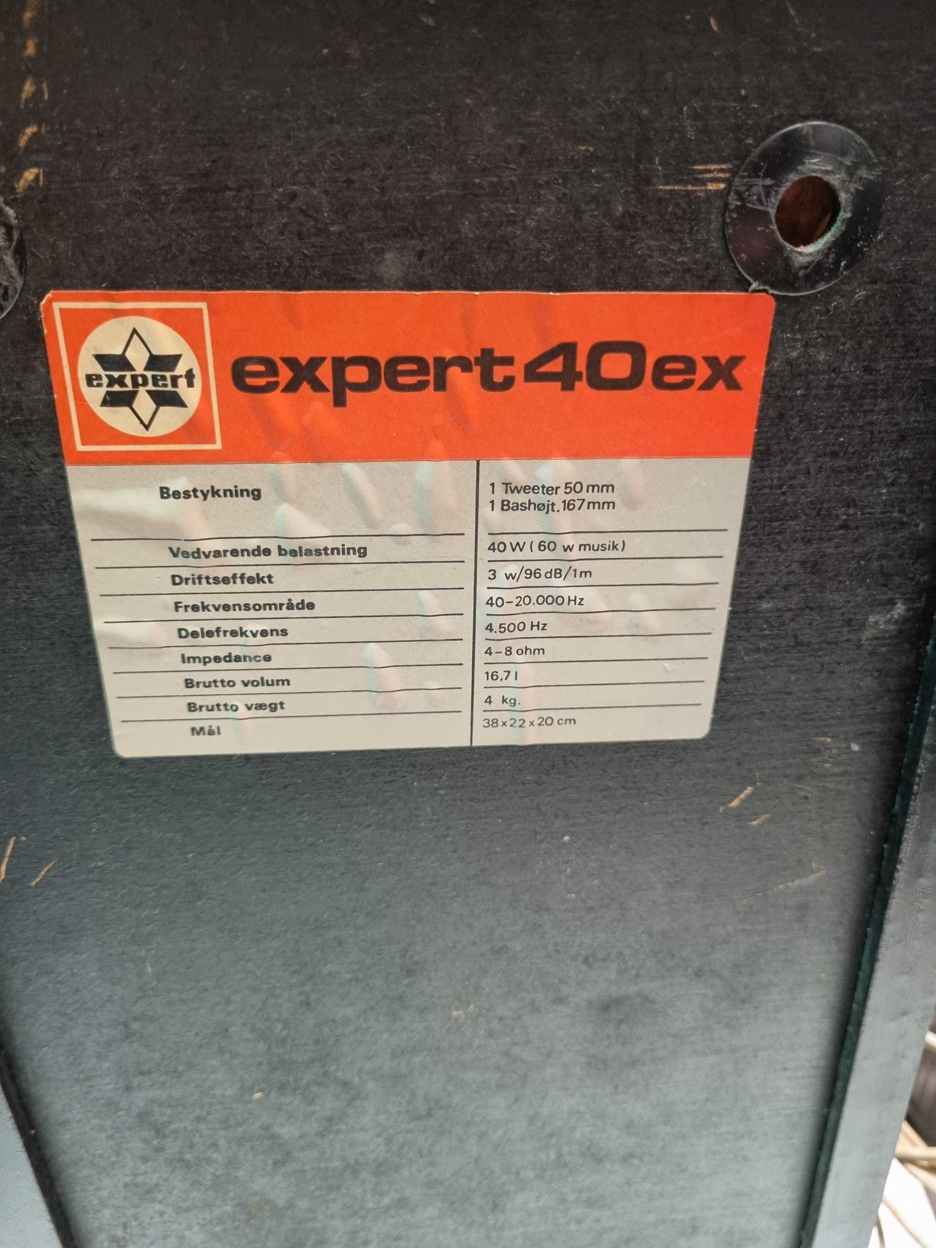 Boxe raft Expert 40 EX Danemarca 2 x 40W Dantax Eltax
