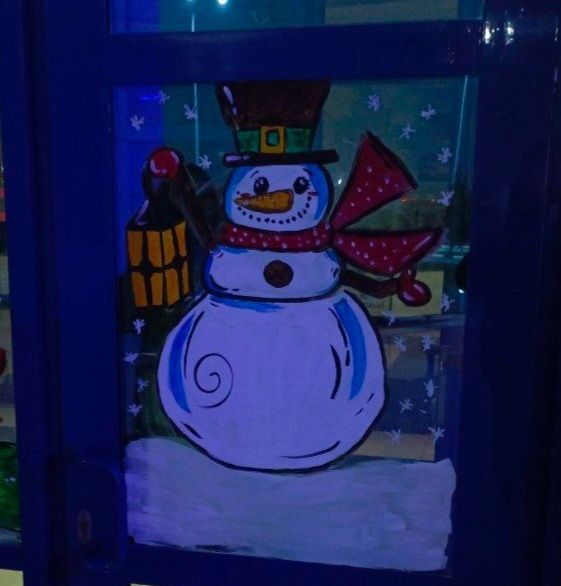 Derazaga rasm chizish