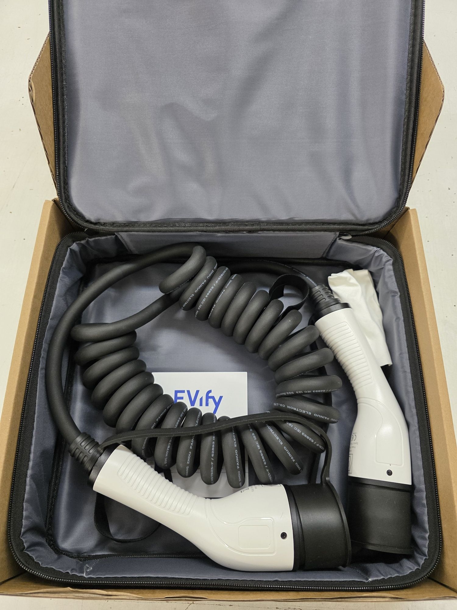 EVify 7m 22kW 32A Type 2 Заряден Кабел за Електромобили и PHEV