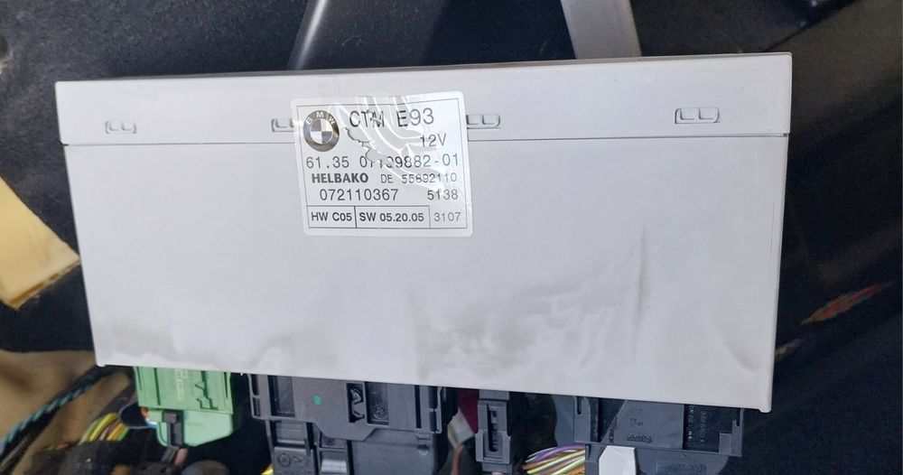 МОДУЛ КОМПЮТЪР Хардтоп Покрив Таван БМВ Е93 /BMW E93 Кабриолет Cabrio