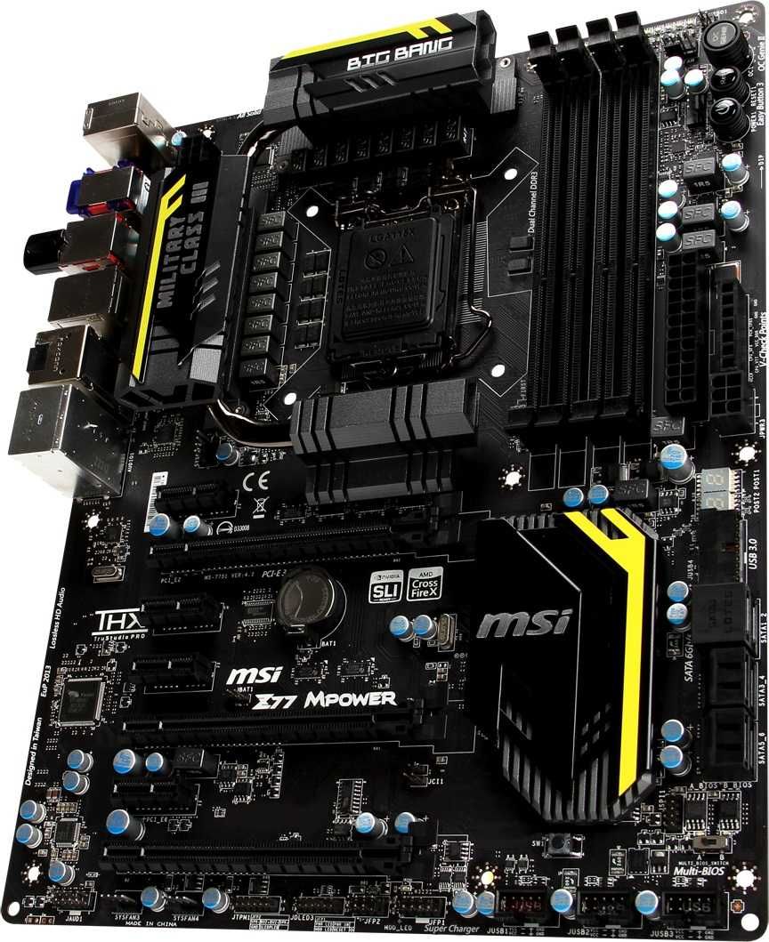 Дъно Дънна платка MSI Z77 MPOWER LGA 1155 DDR3 OVERCLOCK