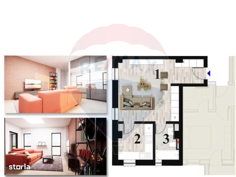 Apartament de vânzare 2 camere în zona Orasul Vechi, Baia Mare