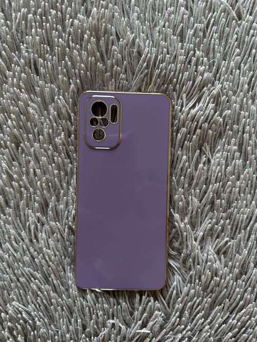 Чехол на телефон Xiaomi Redmi Note 10 в сиреневом цвете