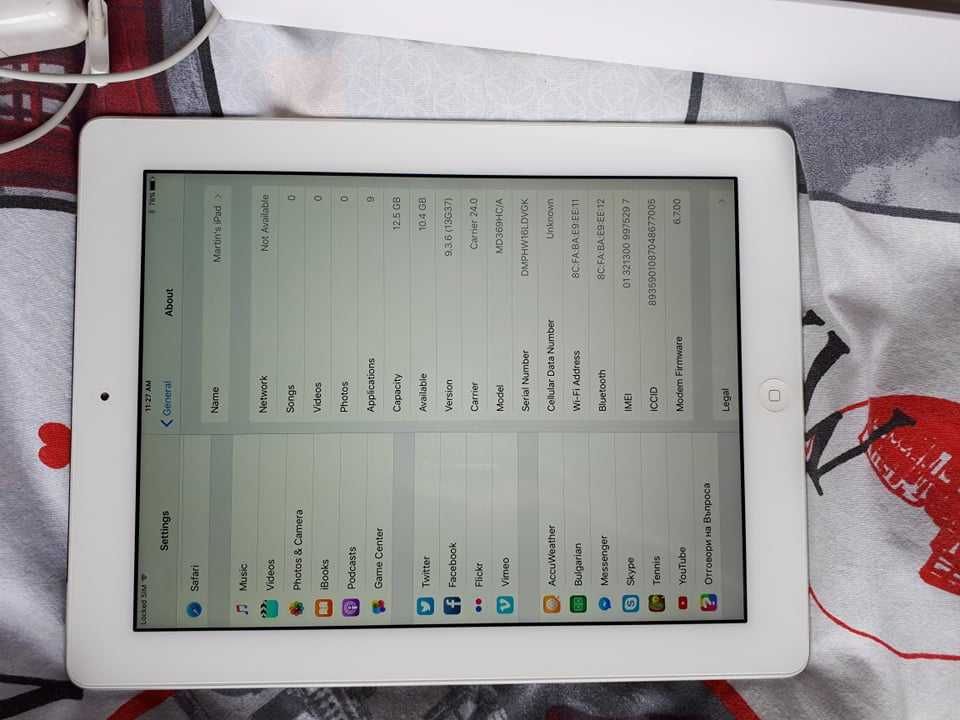 IPAD 3 gen A1430 16GB wifi + cellular