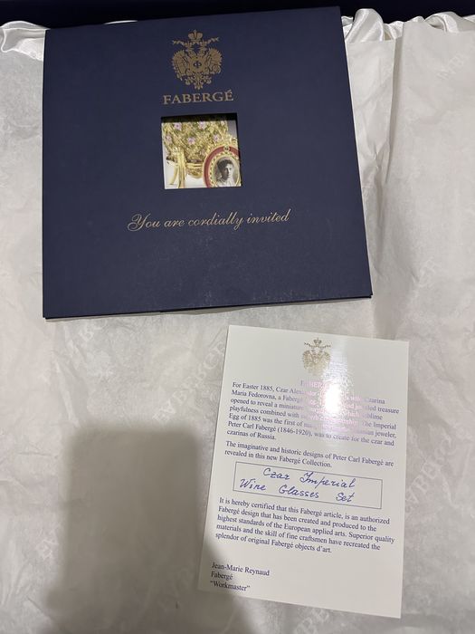 fabirge wine glasses