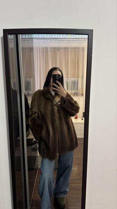 geaca neturala noua nepurtata