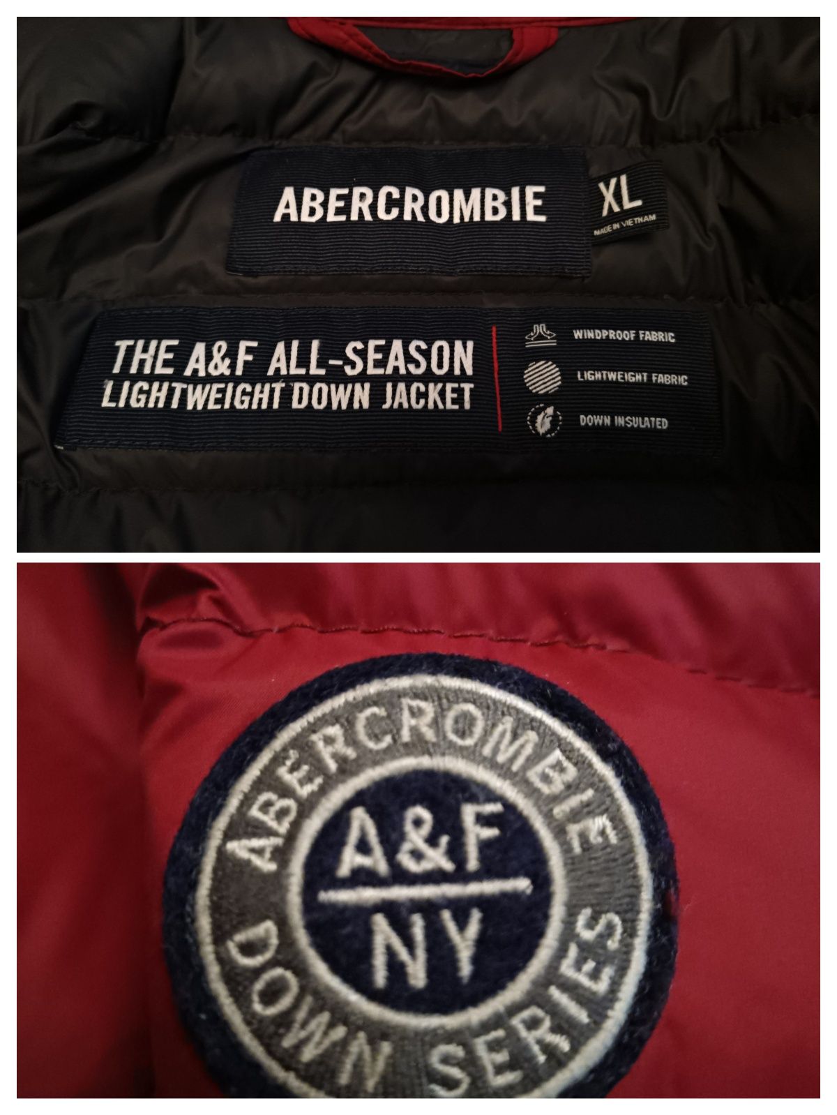 Geaca puf Abercrombie XL