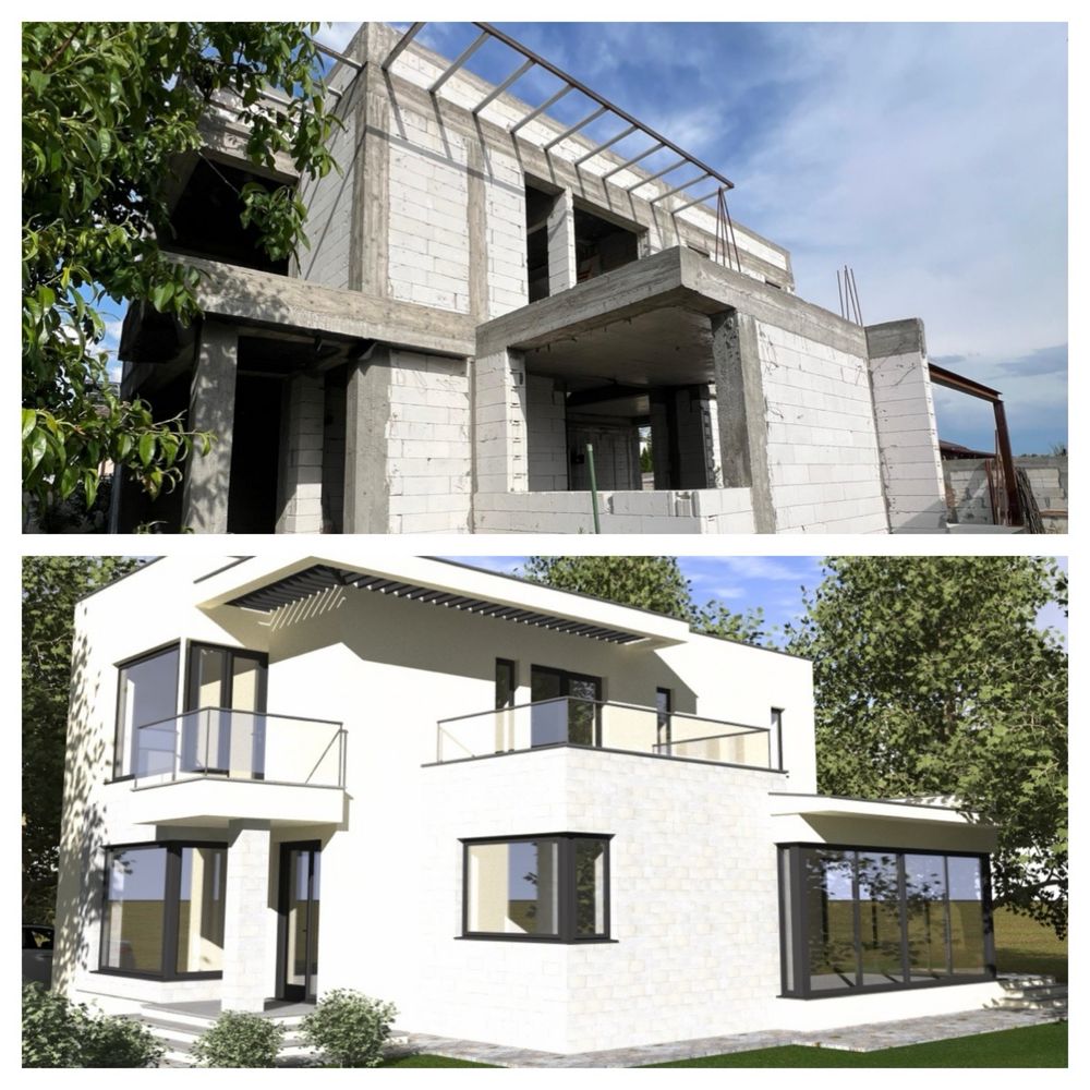 Casa la rosu in Branesti Ilfov