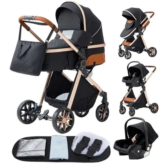 NOU Carucior 3 in 1 bebelus landou copii pliabil smart bebe + CADOU