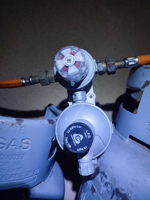 Centralina și doua butelii gaz
