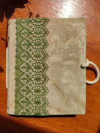 Vând jurnal vintage handmade, creație proprie, nou