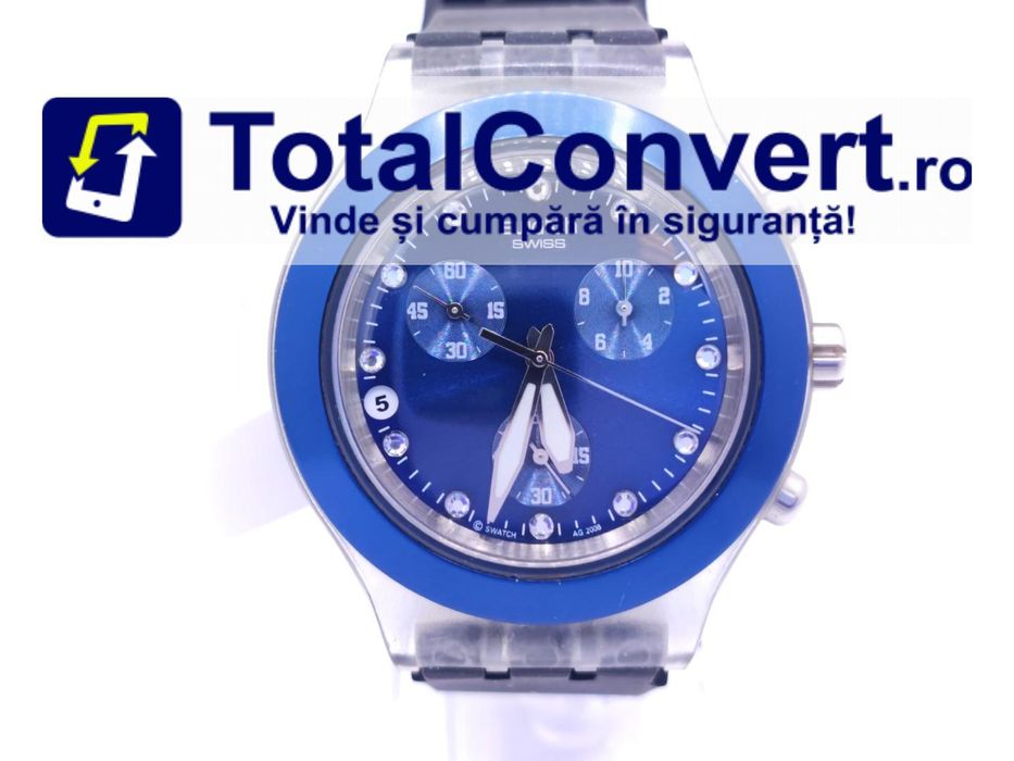 Swatch Full Blooded Navy SVCK4055AG unisex, Garantie 24 luni | #D87401