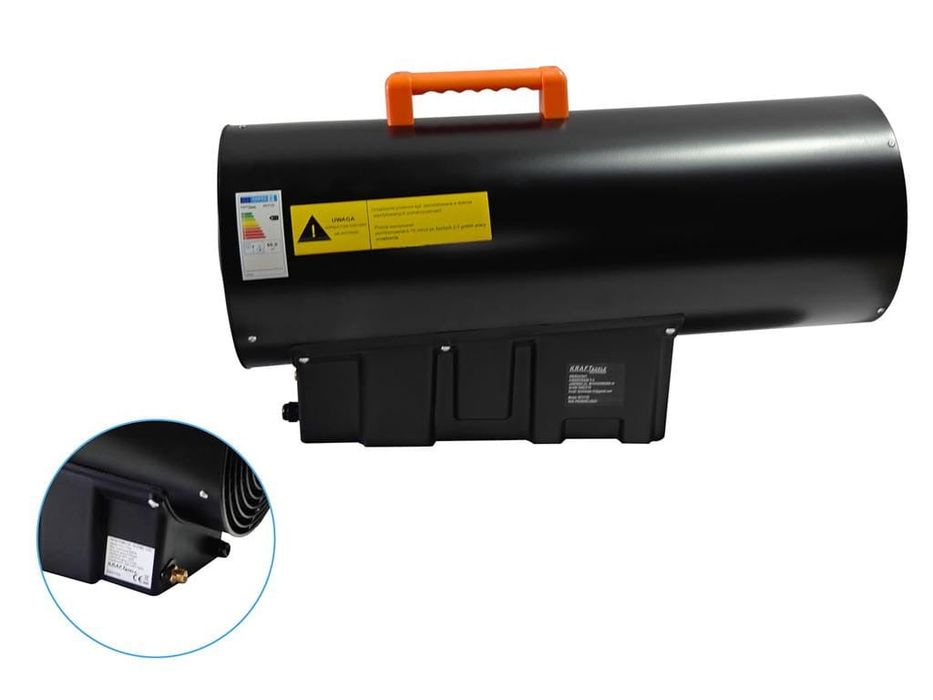 Tun de caldura gaz 60kw display programabil, reductor inclus KD11702