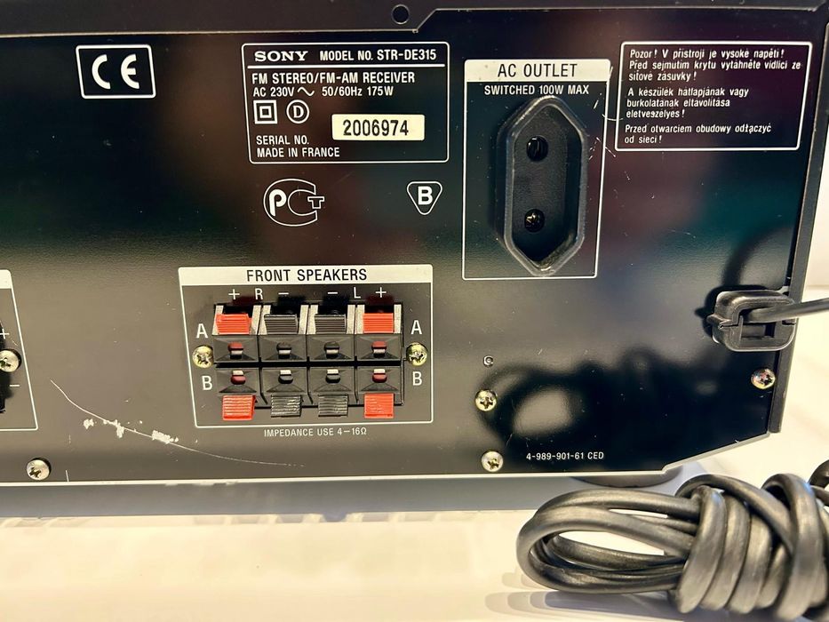 Vand amplificator Sony str-de315