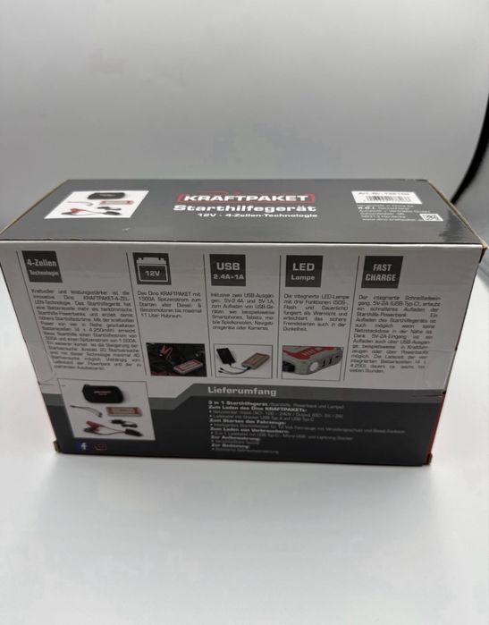 Starter auto 3 in 1 1500 a 12 v