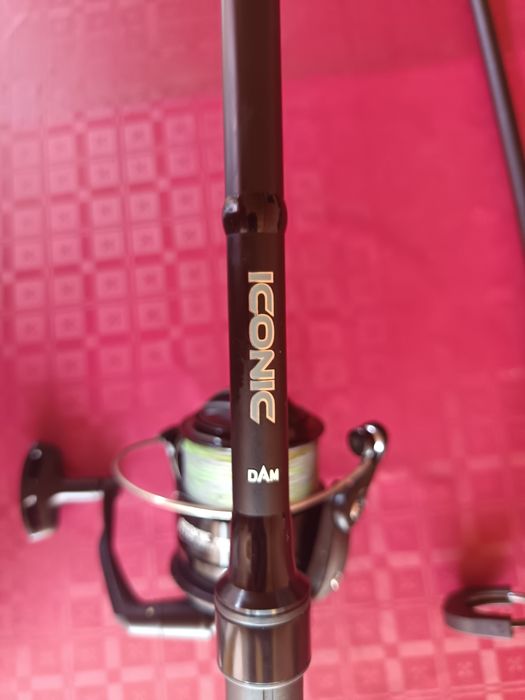 Lanseta dam iconic carp 3.90m, 3.5 lbs + mulineta okuma atomic carp