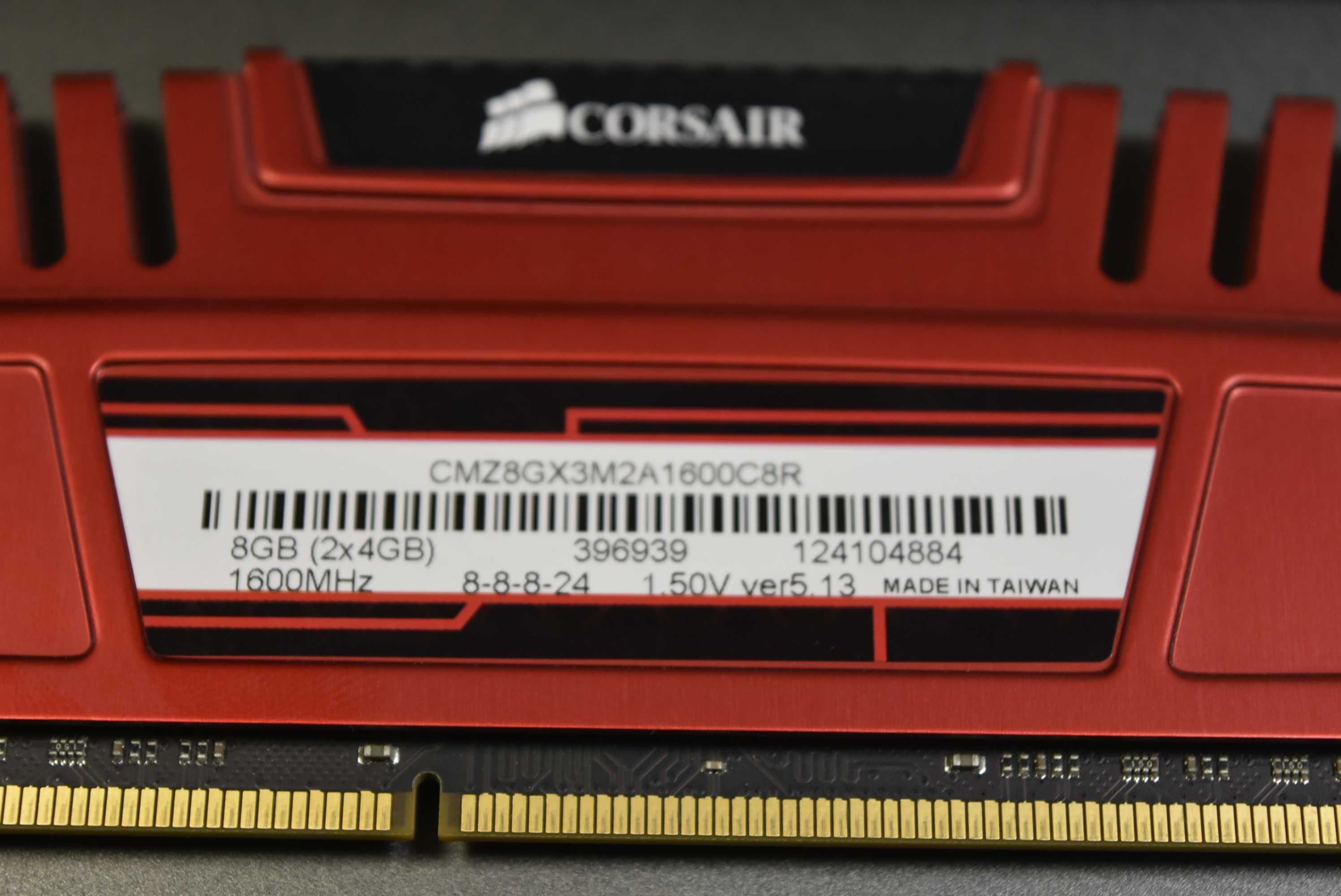 4 +4 GB kit DDR3 Corsair Vengeance - ДДР3 8 гб кит corsair