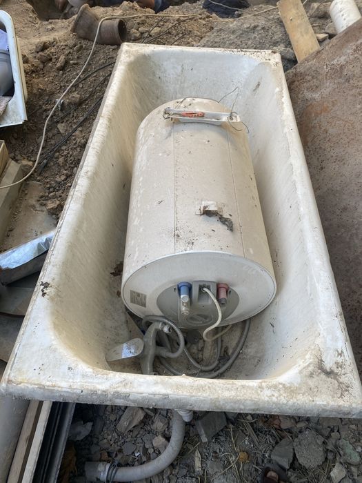 chugun vanna, LG ultra slim televizor, "Vitech" 80 litr,, titan yengi