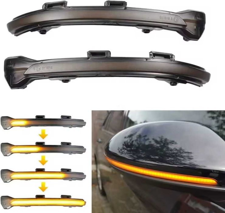 Динамични Лед Мигачи за Огледала VWGolf 7 Jetta MK7 Touran