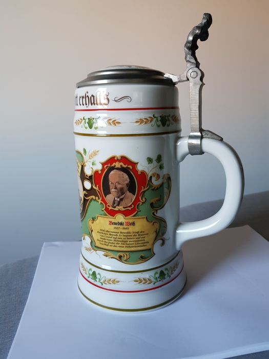 Halbă bere ceramică