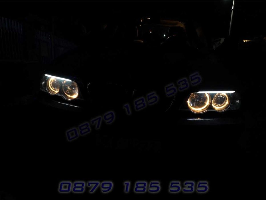 LED DRL ленти дневни светлини бягащ мигач дрл светещи ледове