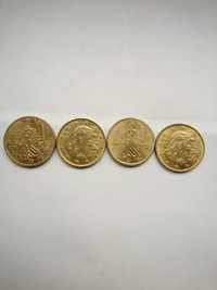 4 Monede 10 euro centi (2001 Franta+2 din 2002 Italia+ 2007 Franta).