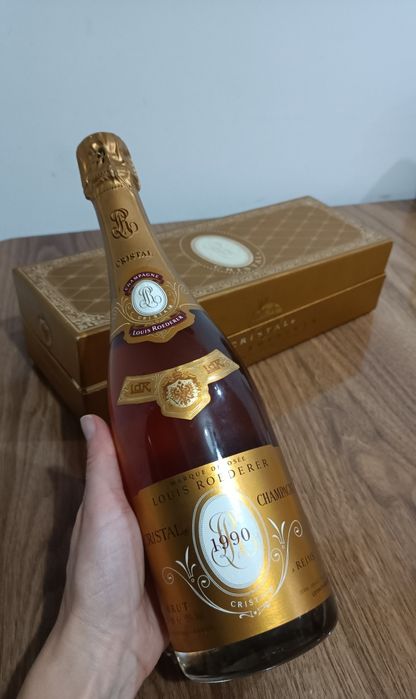 Sticlă rara de colecție Cristal Brut Louis Roederer