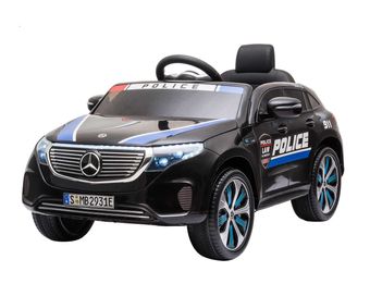 Лицензирана Акумулаторна Кола Mercedes Benz EQC400 Police, 70W, 12V7AH