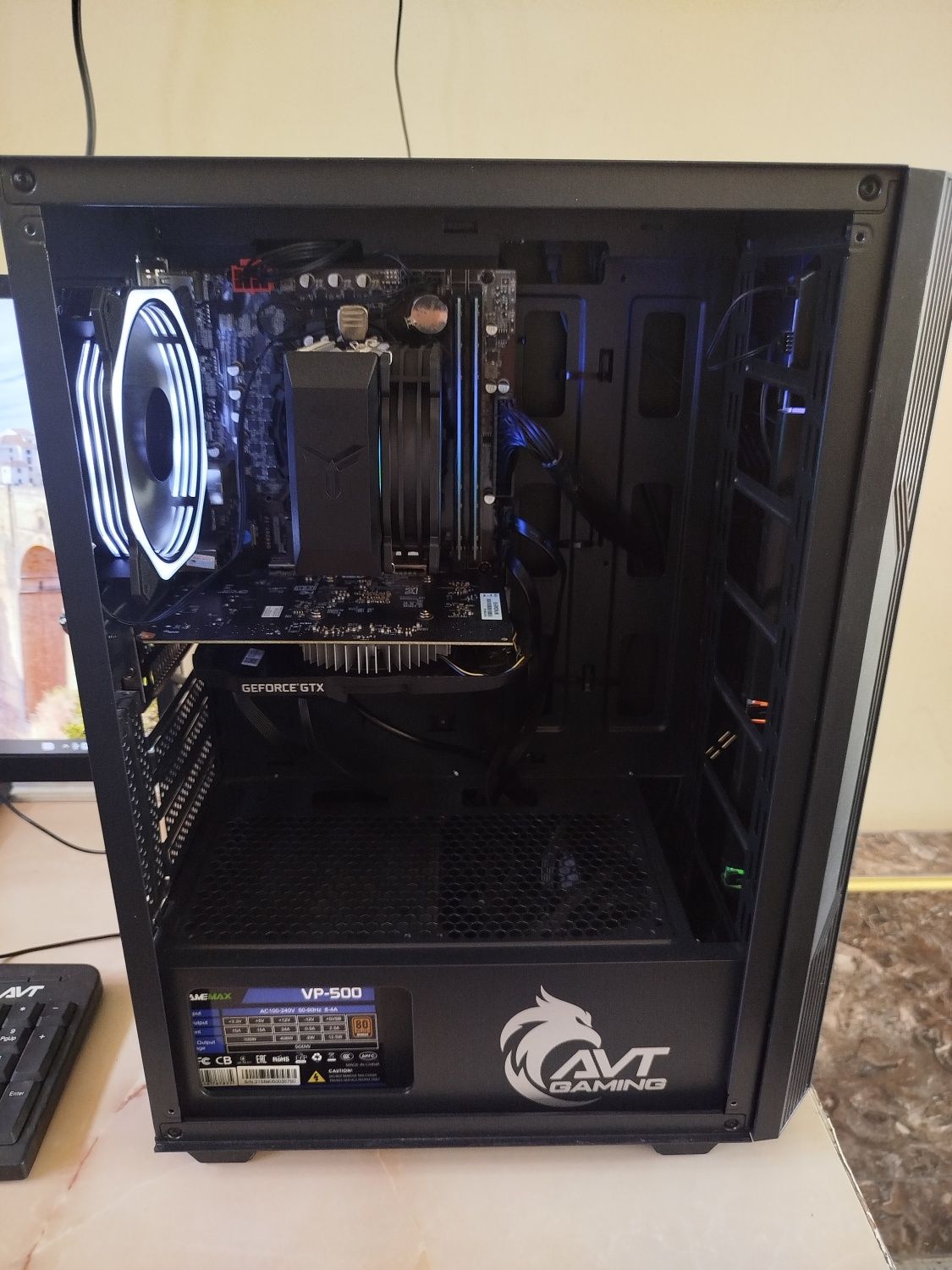 Игровой Компьютер новейшего поколения H610 i3 12100F 8/256/500Gb RX550