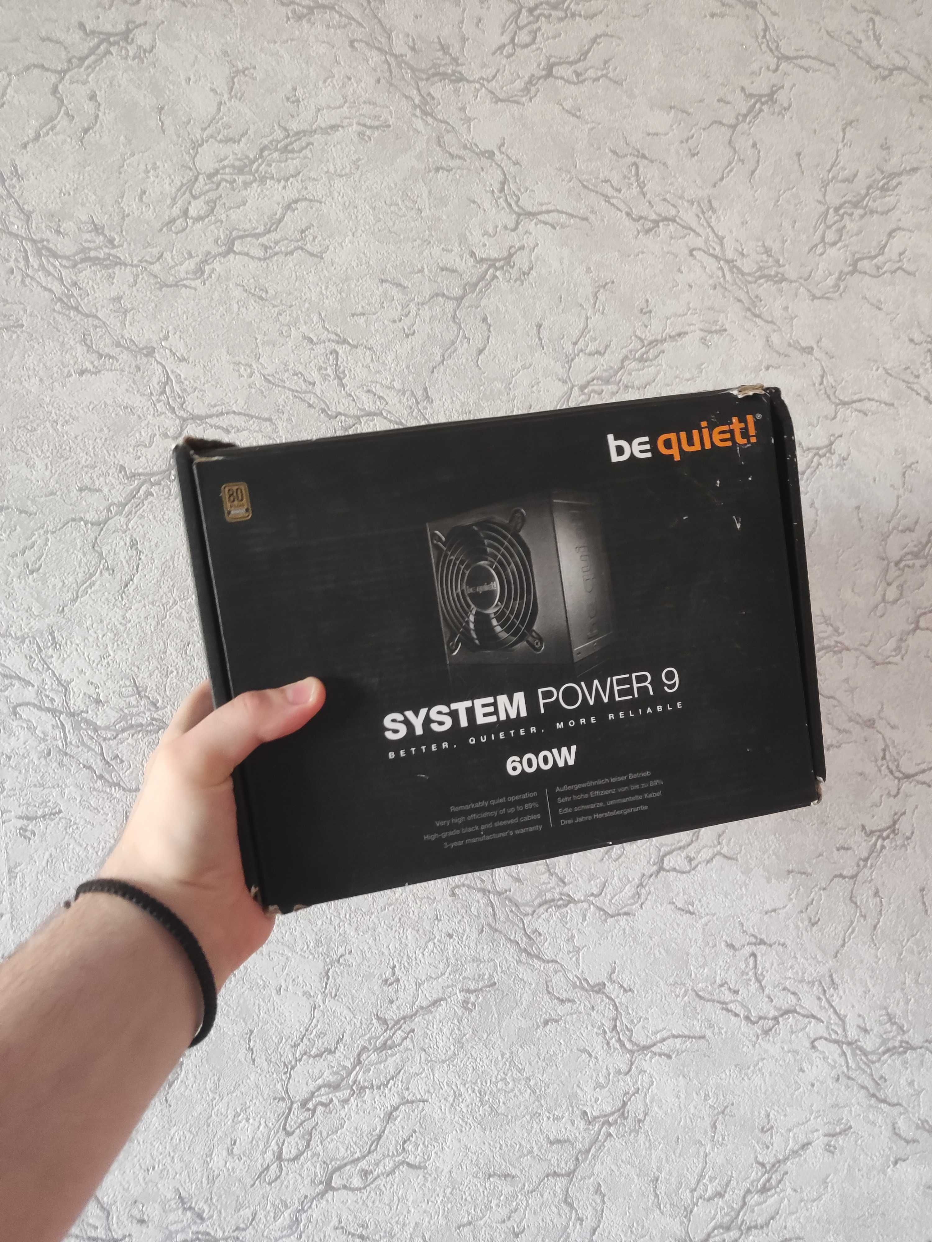 Блок питания be quiet! SYSTEM POWER 9 600W BRONZE