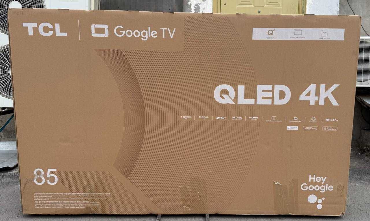 Телевизор TCL 85C655 QLED 120hz игровой тв, 2024 модель, ДОСТАВКА ЕСТЬ